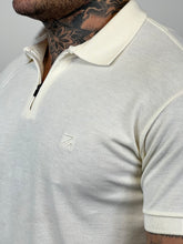 Carregar imagem no visualizador da galeria, Gola Polo RA - Zíper Bordado - Creme