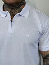 Carregar imagem no visualizador da galeria, Gola Polo RA - Zíper Bordado - Branco