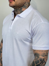 Carregar imagem no visualizador da galeria, Gola Polo RA - Zíper Bordado - Branco