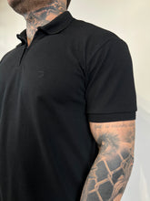 Carregar imagem no visualizador da galeria, Gola Polo RA - Zíper Bordado - Preto
