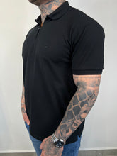 Carregar imagem no visualizador da galeria, Gola Polo RA - Zíper Bordado - Preto