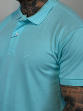 Carregar imagem no visualizador da galeria, Gola Polo RA - Bordado - Azul Piscina