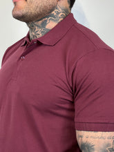 Carregar imagem no visualizador da galeria, Gola Polo RA - Bordado Gola - Bordo