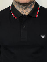 Carregar imagem no visualizador da galeria, Gola Polo Emporio Armani - Preto Dtlh Gola