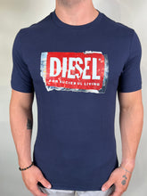 Carregar imagem no visualizador da galeria, Camiseta DSL Estampada - Azul Marinho