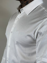 Carregar imagem no visualizador da galeria, Camisa Social HB Acetinada - M/L - Branco