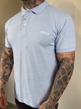 Carregar imagem no visualizador da galeria, Gola polo HB - Azul Bebe