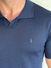 Carregar imagem no visualizador da galeria, Polo RL Tricô - Azul Marinho