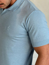 Carregar imagem no visualizador da galeria, Polo RL Tricô - Azul Bebê
