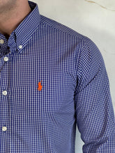 Carregar imagem no visualizador da galeria, Camisa Social RL Xadrez M/L - A.Marinho Logo Laranja