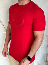 Carregar imagem no visualizador da galeria, Camiseta Básica HB - Vermelho Logo Monocromatico