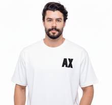 Carregar imagem no visualizador da galeria, Camiseta Básica AX Oversized - Branco