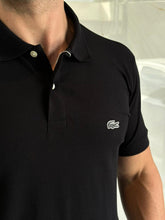 Carregar imagem no visualizador da galeria, Gola Polo Lcst - Logo Emborrachado Preto