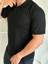 Carregar imagem no visualizador da galeria, Polo RL Tricô - Preto