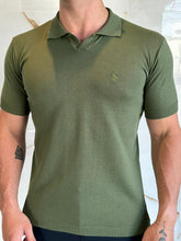 Carregar imagem no visualizador da galeria, Polo RL Tricô - Verde Militar