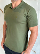 Carregar imagem no visualizador da galeria, Polo RL Tricô - Verde Militar