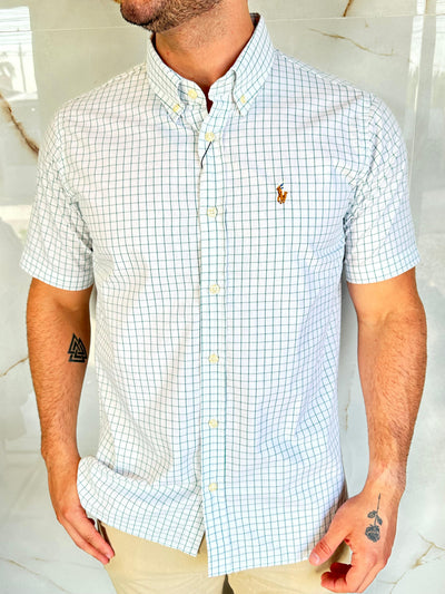 Camisa Social Ralph Lauren Xadrez M/C