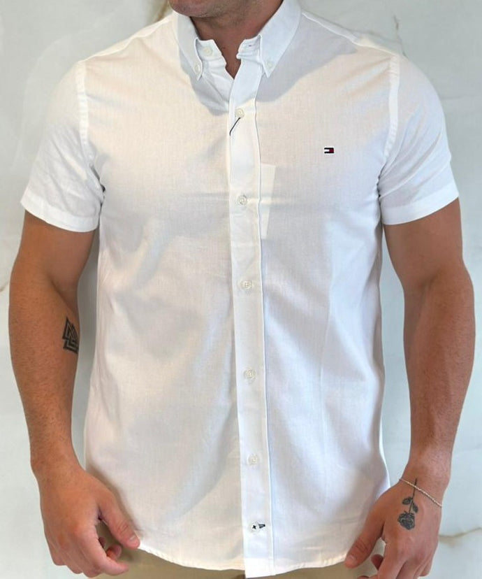 Camisa Social TH Oxford M/C - Areia