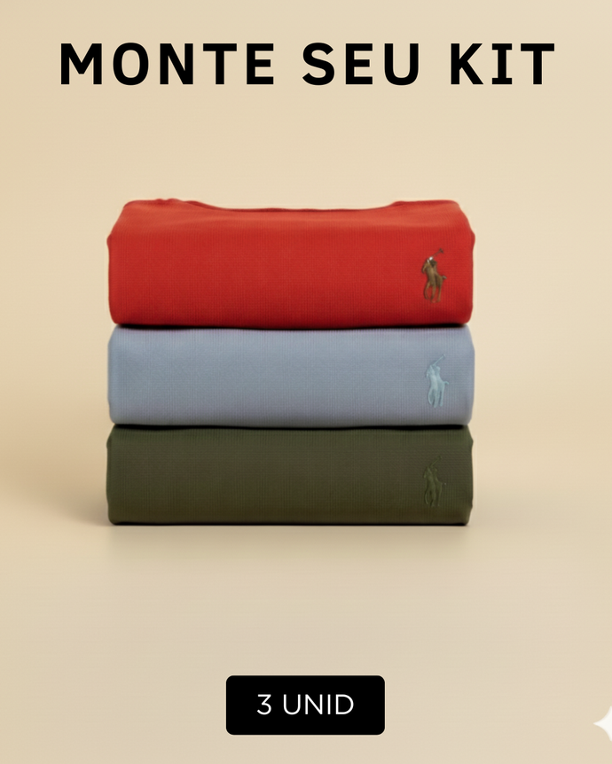 Combo 3 camisetas RL Logo TRadicional