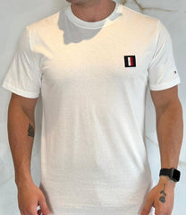Camiseta TH Básica Logo Emborrachado - Branco