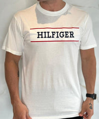 Camiseta TH Estampado Logo Escrito - Branco