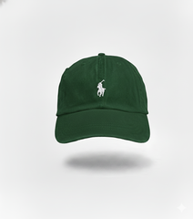 BONE RALPH LAUREN - Verde Logo Branco