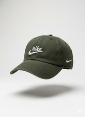 Boné Nike - Verde Logo Branco