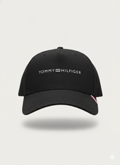 BONÉ TOMMY HILFIGER - Logo Escrito - Preto