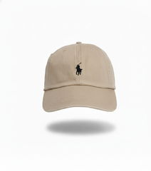 BONE RALPH LAUREN - Areia Logo Preto