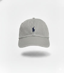 BONE RALPH LAUREN - Cinza Logo Marinho