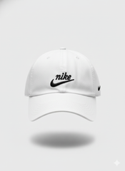 Boné Nike - Branco Logo Preto