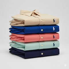 Combo 3 Camisa Social Ralph Lauren - Manga Curta