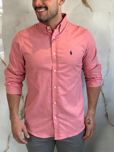 Camisa Social Ralph Lauren Oxford M/L