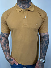 Gola Polo RA - Bordado - Marrom