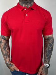 Gola Polo Ra - Bordado - Vermelho