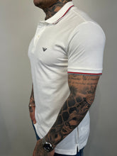 Carregar imagem no visualizador da galeria, Gola Polo Emporio Armani - Branco Dtlh Gola
