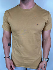 Camiseta TH Básica - Marrom