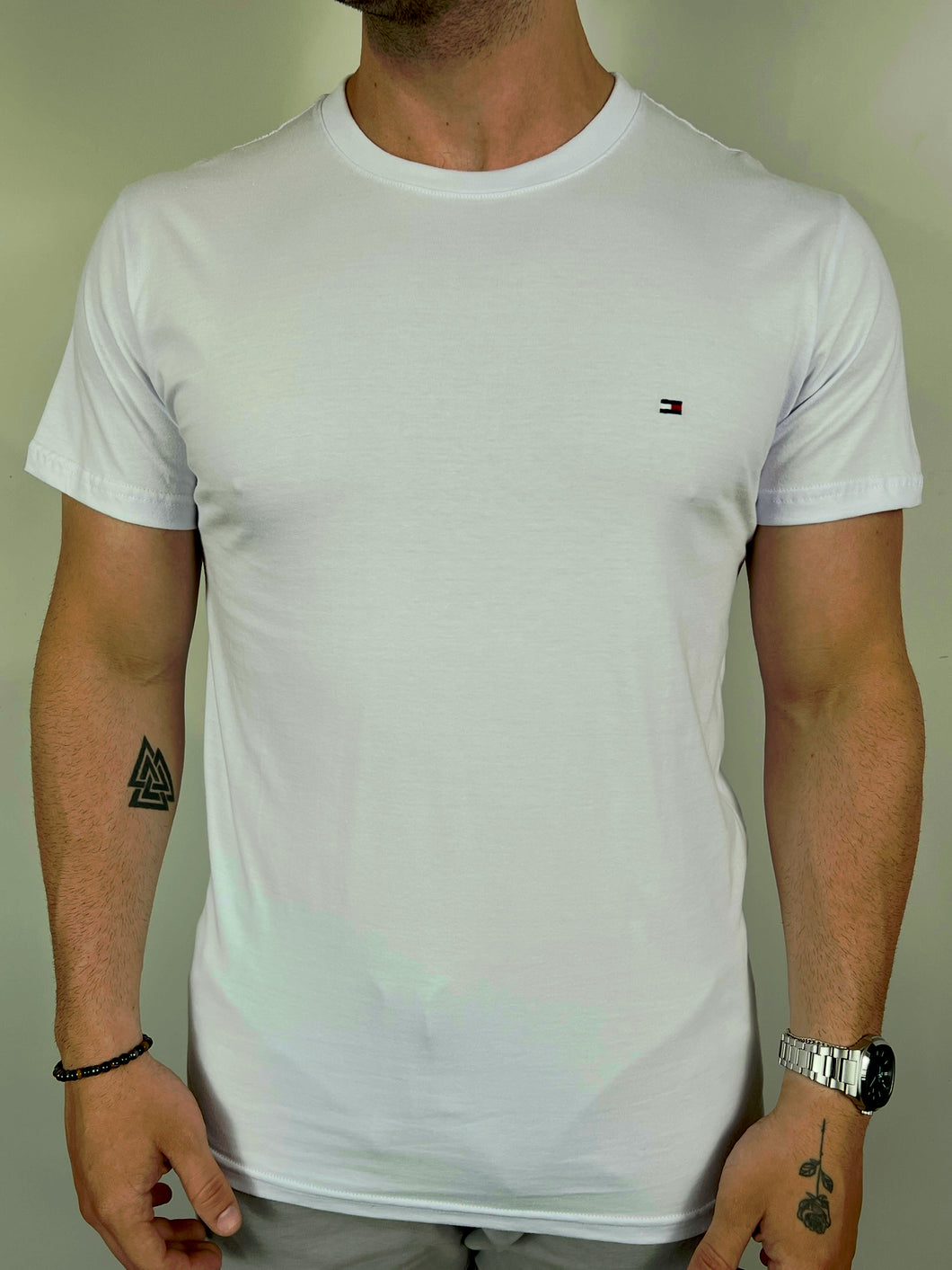 Camiseta TH Básica - Branco