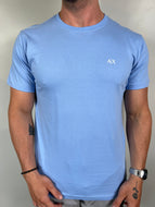 Camiseta AX Básica - Azul Bebe