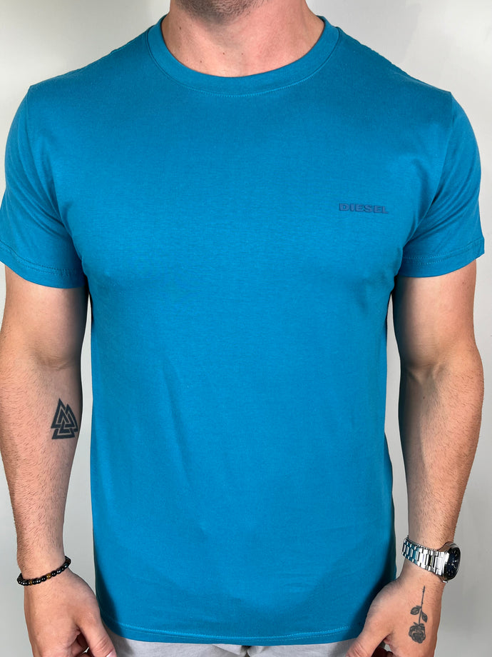 Camiseta DSL Básica - Azul Turquesa