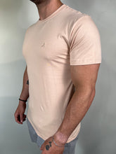 Carregar imagem no visualizador da galeria, Camiseta RA Básica - Bordado - Bege Claro
