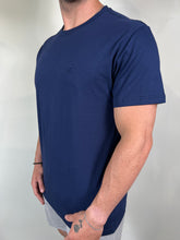 Carregar imagem no visualizador da galeria, Camiseta RA Básica - Bordado - Azul marinho
