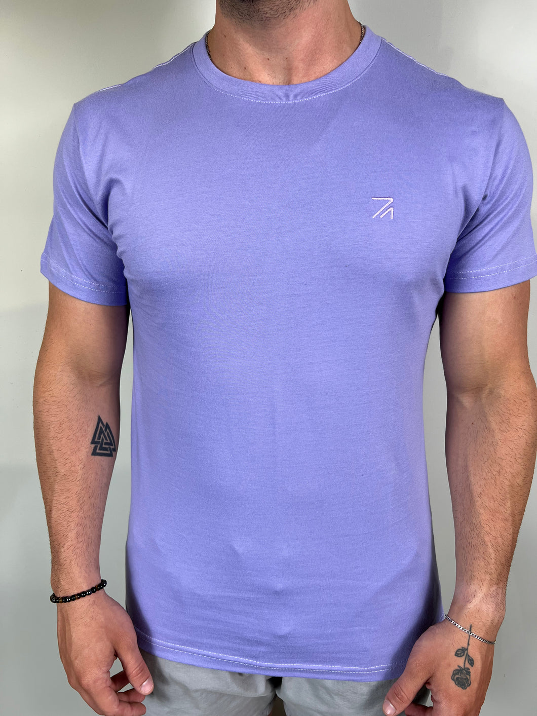 Camiseta RA Básica - Bordado - Roxo