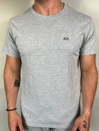 Camiseta AX Básica - Cinza Claro