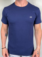 Camiseta AX Básica - Azul Marinho