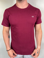 Camiseta AX Básica - Bordo
