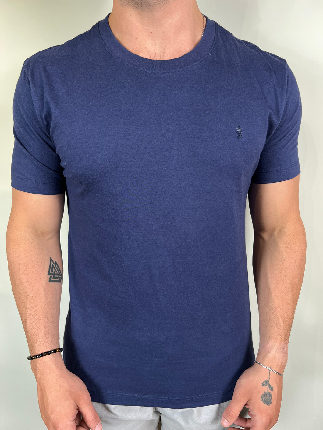 Camiseta SK Básica - Bordado - Azul Marinho