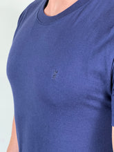 Carregar imagem no visualizador da galeria, Camiseta SK Básica - Bordado - Azul Marinho
