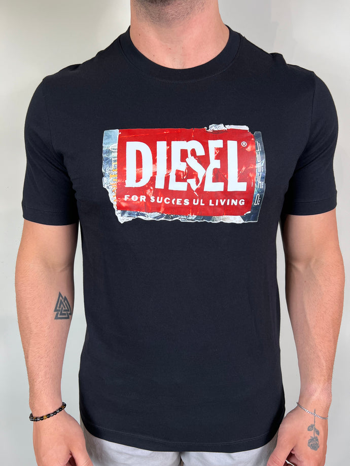 Camiseta DSL Estampada - Preto