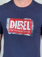 Carregar imagem no visualizador da galeria, Camiseta DSL Estampada - Azul Marinho
